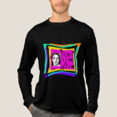 Celine Dion - popart Tri-Blend Shirt (Voorkant volledig)