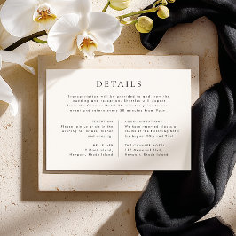 CELINE Minimalistische Huwelijksdetails Bijlagekaa Kaart