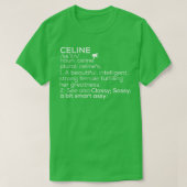 Celine Naam Celine Definitie Celine Vrouw Naam C T-shirt (Design voorkant)