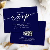Celine · Trouwwebsite RSVP met QR-code Informatiekaartje