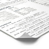 Celkorrelblad - grijswaardenthema poster (Hoek)