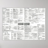 Celkorrelblad - grijswaardenthema poster (Voorkant)