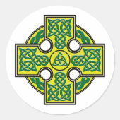 celkruis ronde sticker (Voorkant)