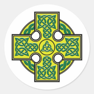 celkruis ronde sticker