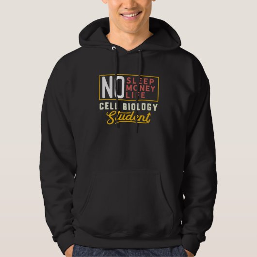 Cell Biology Major Studen Graduation Hoodie (Voorkant)