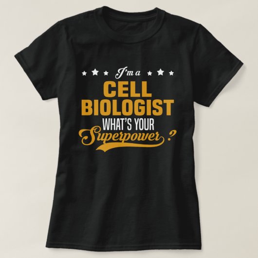 Cell Bioloog T-shirt (Design voorkant)