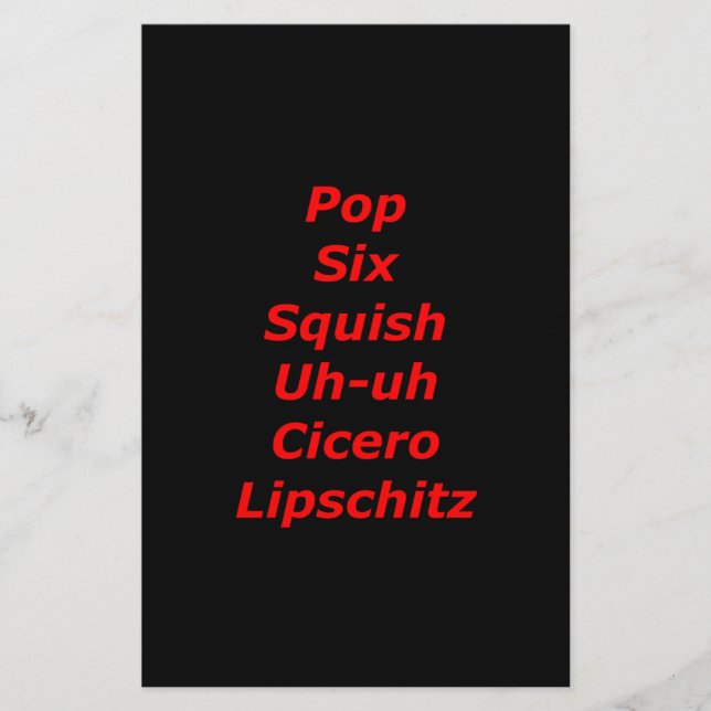 Cell Block Tango (Voorkant)