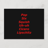 Cell Block Tango Briefkaart (Voorkant)