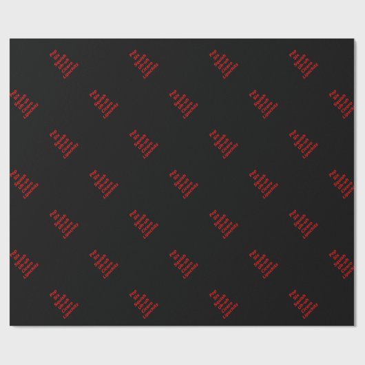 Cell Block Tango Cadeaupapier (Vlak)