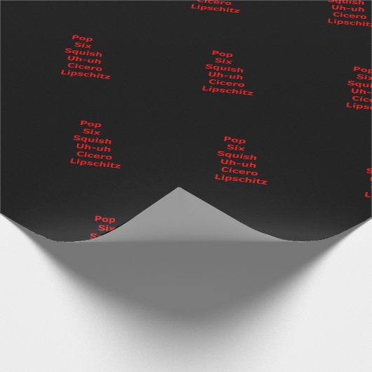 Cell Block Tango Cadeaupapier (Hoek)