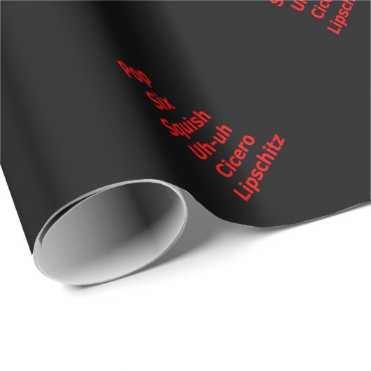 Cell Block Tango Cadeaupapier (Rol Hoek)