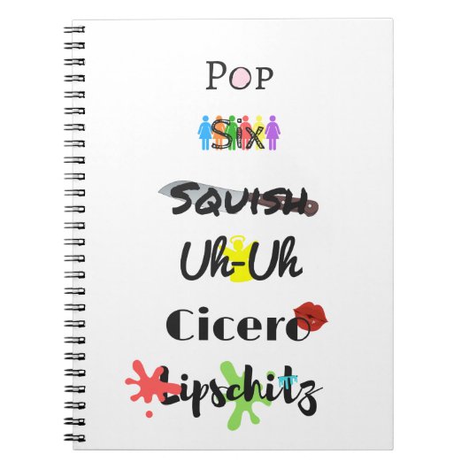 Cell Block Tango Journal Notitieboek (Voorkant)