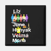 Cell Block Tango Name Magnet (Voorkant)