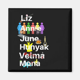 Cell Block Tango Name Magnet