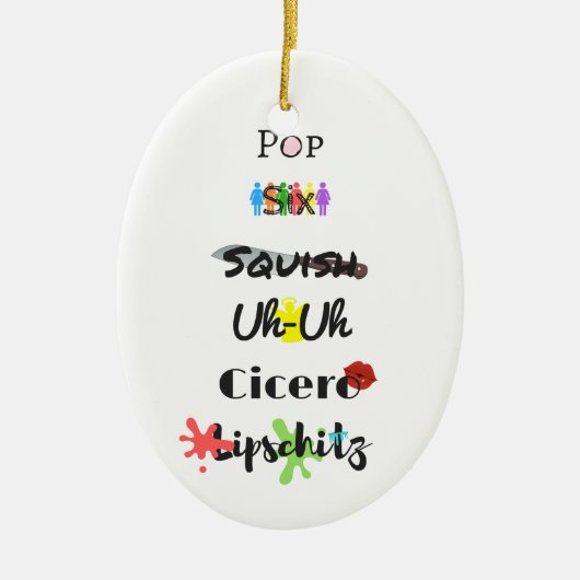 Cell Block Tango Ornament (Voorkant)