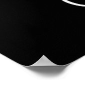 Cell Bone Funny Cell Phone Pun Dark BG Poster (Hoek)