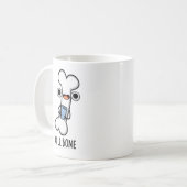 Cell Bone Funny Cell Phone Pun Koffiemok (Voorkant links)