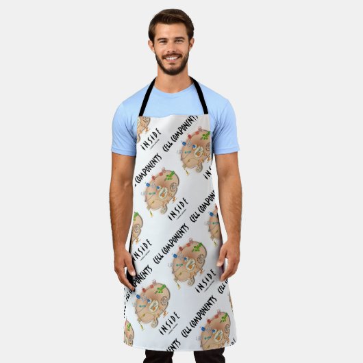 Cell Components Inside Biology Schort (Gedragen)