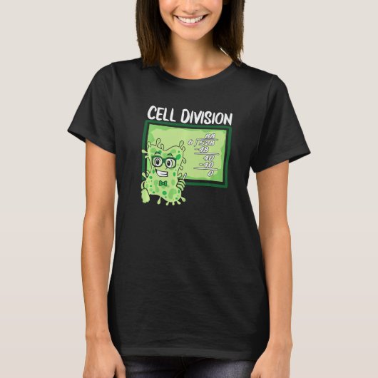 Cell Division  Science Scientist Biologist Kids Bi T-shirt (Voorkant)