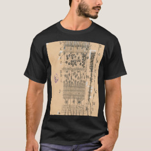 Cell Drawing Eye Retina Santiago Ramon Y Cajal T-shirt