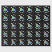 Cell ebrate Good Times Funny Bacteria Pun Dark BG Cadeaupapier (Vlak)