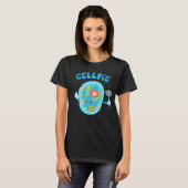 Cell Fie Biology Cellular Biology Science Mannen W T-shirt (Voorkant volledig)