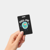 Cell-Fie Cell Fie Science Biology leraar student. Badge (Handheld)