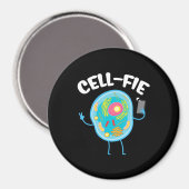 Cell-Fie Cell Fie Science Biology leraar student. Magneet (Voorkant / Achterkant)