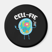 Cell-Fie Cell Fie Science Biology leraar student. Magneet (Voorkant)