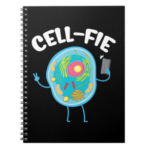 Cell-Fie Cell Fie Science Biology leraar student. Notitieboek