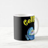 Cell Fie Cellular Biology Funny Science Biology Koffiemok (Voorkant rechts)