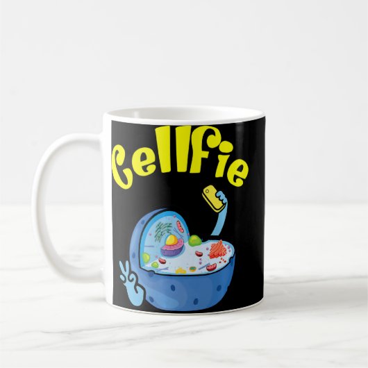 Cell Fie Cellular Biology Funny Science Biology Koffiemok (Links)