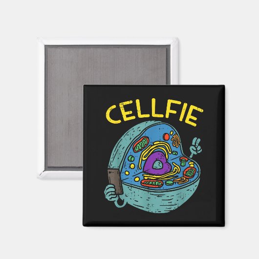 Cell Fie Funny Science Biology Teacher  Magneet (Voorkant / Achterkant)