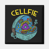 Cell Fie Funny Science Biology Teacher  Magneet (Voorkant)