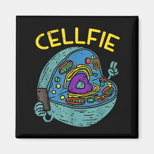 Cell Fie Funny Science Biology Teacher Magneet (Voorkant)