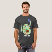 Cell-fie Science T-shirt - Funny Biology Chemistry (Voorkant volledig)