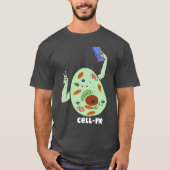 Cell-fie Science T-shirt - Funny Biology Chemistry (Voorkant)