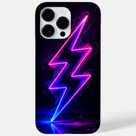 Cell Phone Case Colorful Lightning Bolt (Achterkant)