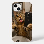 Cell Phone Case Funny Cat v3.45 (Achterkant)