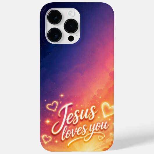 Cell Phone Case Jesus Loves You v3 (Achterkant)