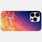 Cell Phone Case Jesus Loves You v3 (Achterkant (horizontaal))