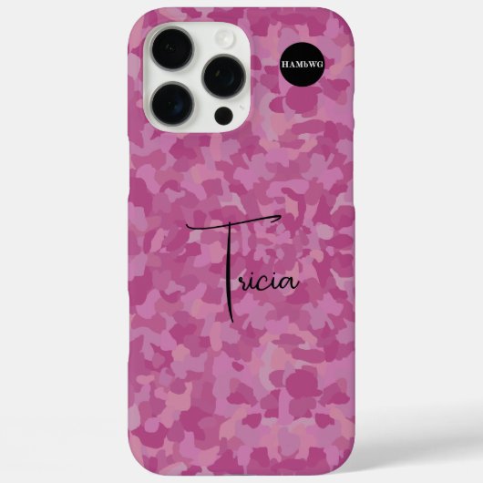 Cell Phone Case Pic Camouflage HAMbyWG (Achterkant)