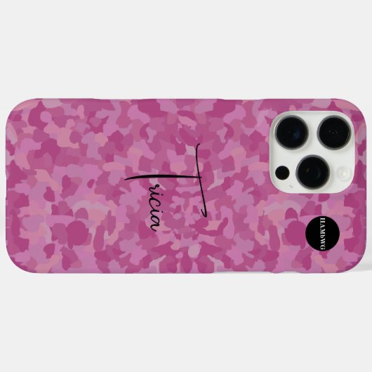 Cell Phone Case Pic Camouflage HAMbyWG (Achterkant (horizontaal))