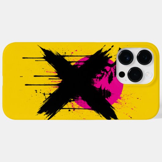 Cell Phone Case - Yellow Spot v1.08 (Achterkant (horizontaal))