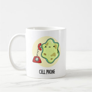 Cell Phone Funny Biology Science Pun Koffiemok