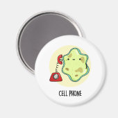 Cell Phone Funny Biology Science Pun Magneet (Voorkant / Achterkant)