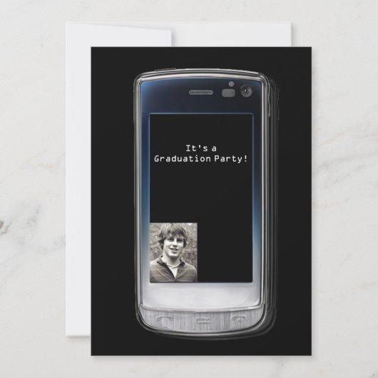 Cell PhoneParty-uitnodiging Kaart (Voorkant)