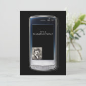 Cell PhoneParty-uitnodiging Kaart (Staand voorkant)
