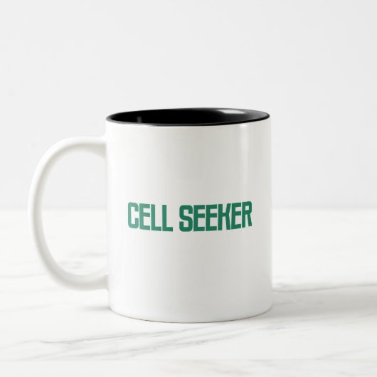 Cell Seeker | Excel Data Verkenner Spreadsheet Tweekleurige Koffiemok (Links)