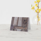Cellar Deurhandvat Dank u Kaart (Gele Bloem)